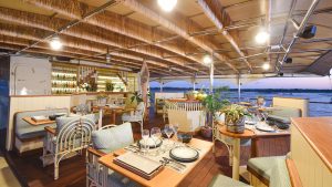 Kudanil Explorer Boat - Main deck - outdoor restaurant