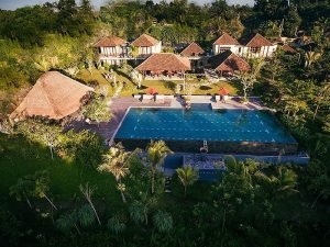 Private estate - aerial - Tabanan Bali